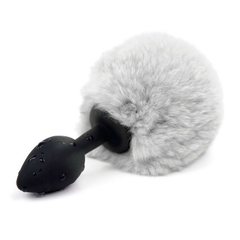 ST PLUG ANAL DE SILICONA CON POMPÓN PLAYTAIL BUNNY (7 cm x 3,4 cm) - 22190664