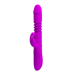 PRETTY LOVE VIBRADOR ROTADOR CON EMPUJE WARD RECARGABLE (26 cm x 3,5 cm) - BI-014399