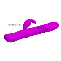 PRETTY LOVE VIBRADOR ROTADOR CON EMPUJE WARD RECARGABLE (26 cm x 3,5 cm) - BI-014399 - Orgasmo Online