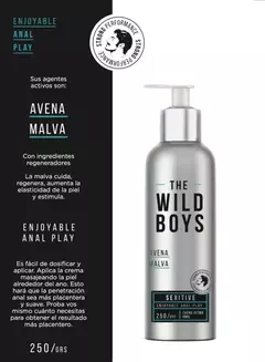 SEXITIVE CREMA INTIMA ANAL THE WILD BOYS CON AVENA Y MALVA - WB03 - comprar online