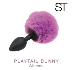 ST PLUG ANAL DE SILICONA CON POMPÓN PLAYTAIL BUNNY (7 cm x 3,4 cm) - 22190694 - comprar online