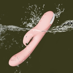 ST VIBRADOR RECARGABLE DOBLE ESTIMULADOR ZOE 2 PINK (21,6 cm x 4,2 cm) - ST-TOY-026 - tienda online