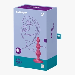 SATISFYER VIBRADOR ANAL RECARGABLE LOLLI PLUG 1 (13,9 cm x 3,24 cm) - Orgasmo Online