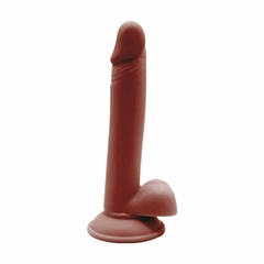 ST DILDO REAL COCK 6 MARRON (20 cm x 3,5 cm) - QY-M019