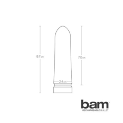 VEDO BAM BULLET RECARGABLE (7 cm x 2,4 cm) - VI-F0303