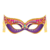 Decoração Carnaval - Máscara com Franja Modelo 1