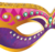 Decoração Carnaval - Máscara com Franja Modelo 1 - IsoFestas