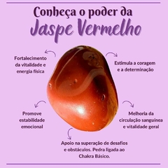 Pulseira Jaspe Vermelha Esfera - Vitalidade e Proteção - comprar online