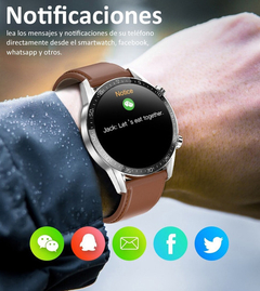Smartwatch L13c Electrocardiograma Ecg Calculadora Llamadas