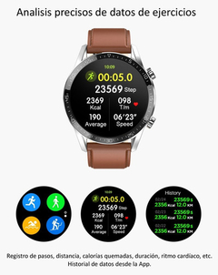 Smartwatch L13c Electrocardiograma Ecg Calculadora Llamadas