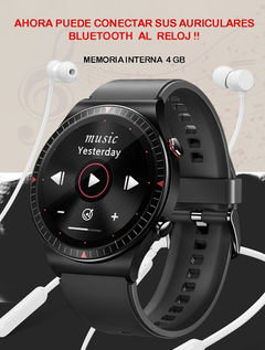 Smartwatch Mp3 Con Auriculares Bt Tws N15 Soporta Tarjeta Micro SD