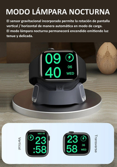 2 en 1 - Base De Carga Y Smartwatch w27 pro Inalámbrico C/malla Extra en internet