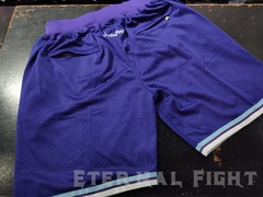 SHORT NBA JUST DON CHARLOTTE HORNETS VIOLETA - eternalfightdeporte