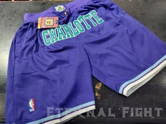 SHORT NBA JUST DON CHARLOTTE HORNETS VIOLETA en internet