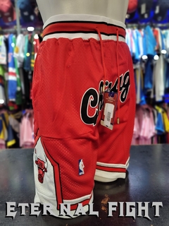 SHORT NBA JUST DON CHICAGO ROJO eternalfightdeporte