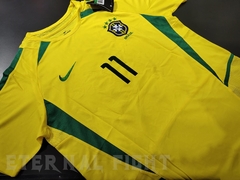 CAMISETA FUTBOL RETRO OFICIAL BRASIL 2002 en internet