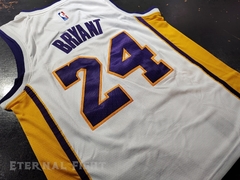 CAMISETA LOS ANGELES LAKERS N°24 BLANCA - eternalfightdeporte