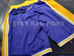 SHORT NBA JUST DON LOS ANGELES LAKERS VIOLETA - eternalfightdeporte