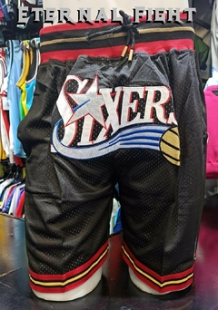 SHORT NBA JUST DON PHILADELPHIA SIXERS NEGRO - comprar online