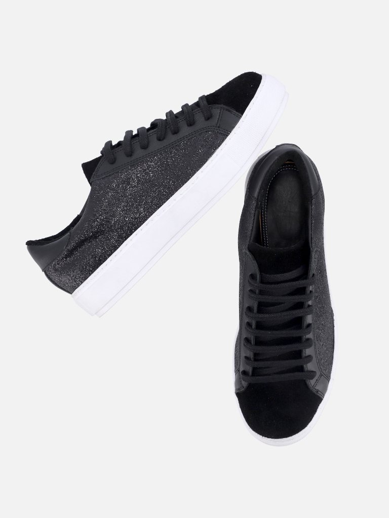 Zapatillas Aris Glitter Negra