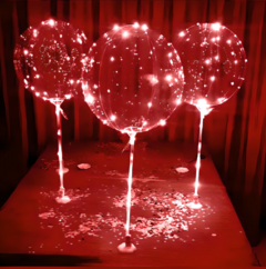 Pack 20 Globos LED Palito de 70cm Y Base de Mesa - comprar online