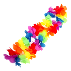 Collares Hawaianos Multicolor x12 - comprar online