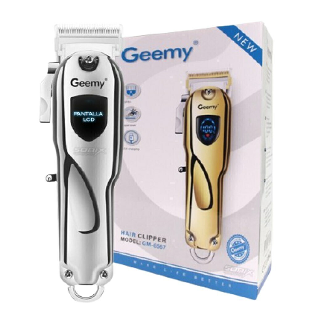 M quina de corte profesional inalambrica Geemy GM6567 plateada