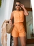 Imagem do Conjunto feminino cropped com botões e shorts alfaiataria S9745