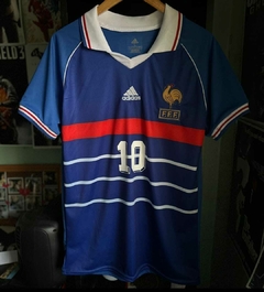 camiseta retro francia 98 zidane