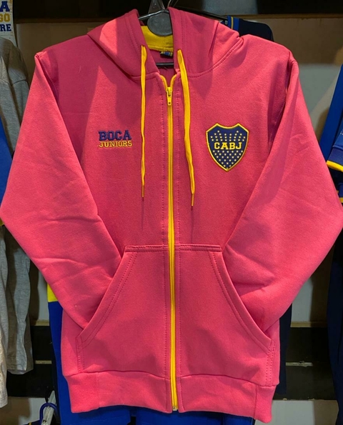 campera rosa Boca