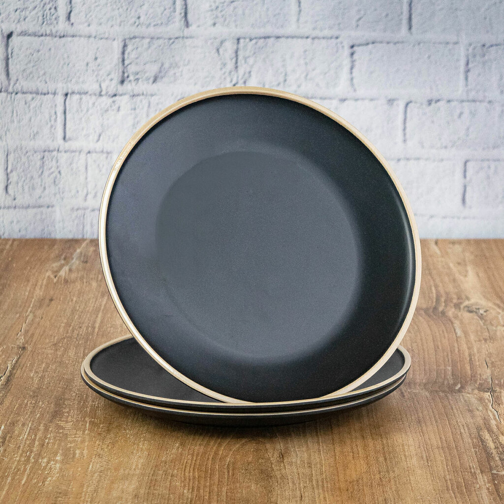 Plato Playo Melamina Negro 26cm Comprar en ZOOM