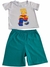 Conjunto Bart Manga - Shorts Verde