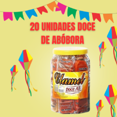 Doce de abóbora e batata doce clamel c/ 20 unidades Festa Junina e Julina