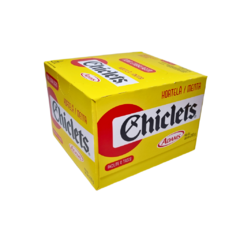 Chiclets sabor Hortelã/Menta Adams c/ 100 unidades 280g