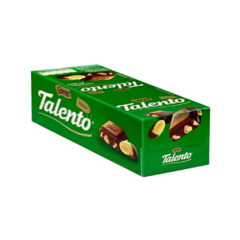 Caixa Display Chocolate Mini Talento Castanha do Pará Garoto 15x25g