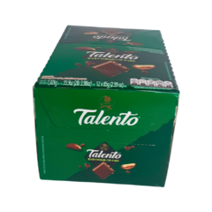 Caixa Chocolate Talento Castanha do Pará Garoto 12x85g