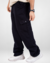 PANTALON BAGGY CARGO GABARDINA RIGIDO NEGRO - comprar online