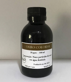 Ouro Coloidal 20 ppm – 100 ml