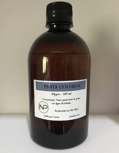 Prata Coloidal 20 ppm – 500 ml