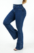 CALÇA JEANS FEMININA - FLARE ELEGANCE BOTÕES FORRADOS - loja online