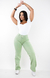 CALÇA FEMININA - WIDE LEG VERDE PISTACHE na internet