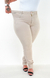 CALÇA FEMININA PLUS SIZE - SKINNY NUDE CHIC - comprar online