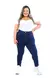 Calça Jeans Plus Size - Básica UP Blue - comprar online