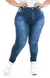 Calça Jeans Plus Size - Básica UP Azul Safira - BEIDÊ