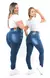 Calça Jeans Plus Size - Básica UP Azul Safira na internet
