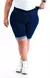 Bermuda Ciclista Blue Plus Size - Extreme Power Comfy