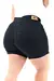 SHORTS JEANS PLUS SIZE EXTREME POWER COMFY - PRETO na internet