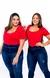 Body Feminino - Manga Princesa - Vermelho - comprar online