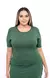 Vestido Evasê Feminino -Verde - loja online
