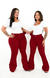 CALÇA PLUS SIZE - FLARE VERMELHO INTENSO - BEIDÊ